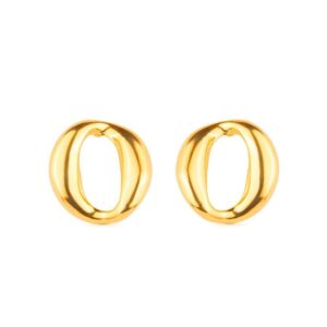 Brinco Dourado Elo Corrente